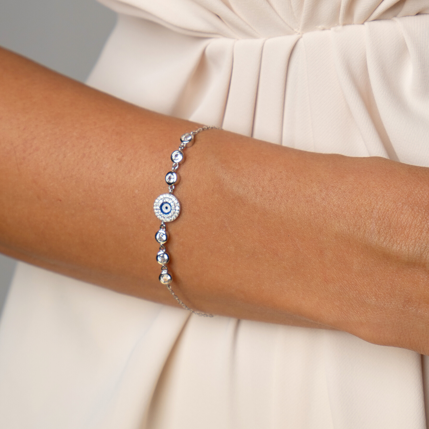 Naty Evil Eye Bracelet - Silver 925