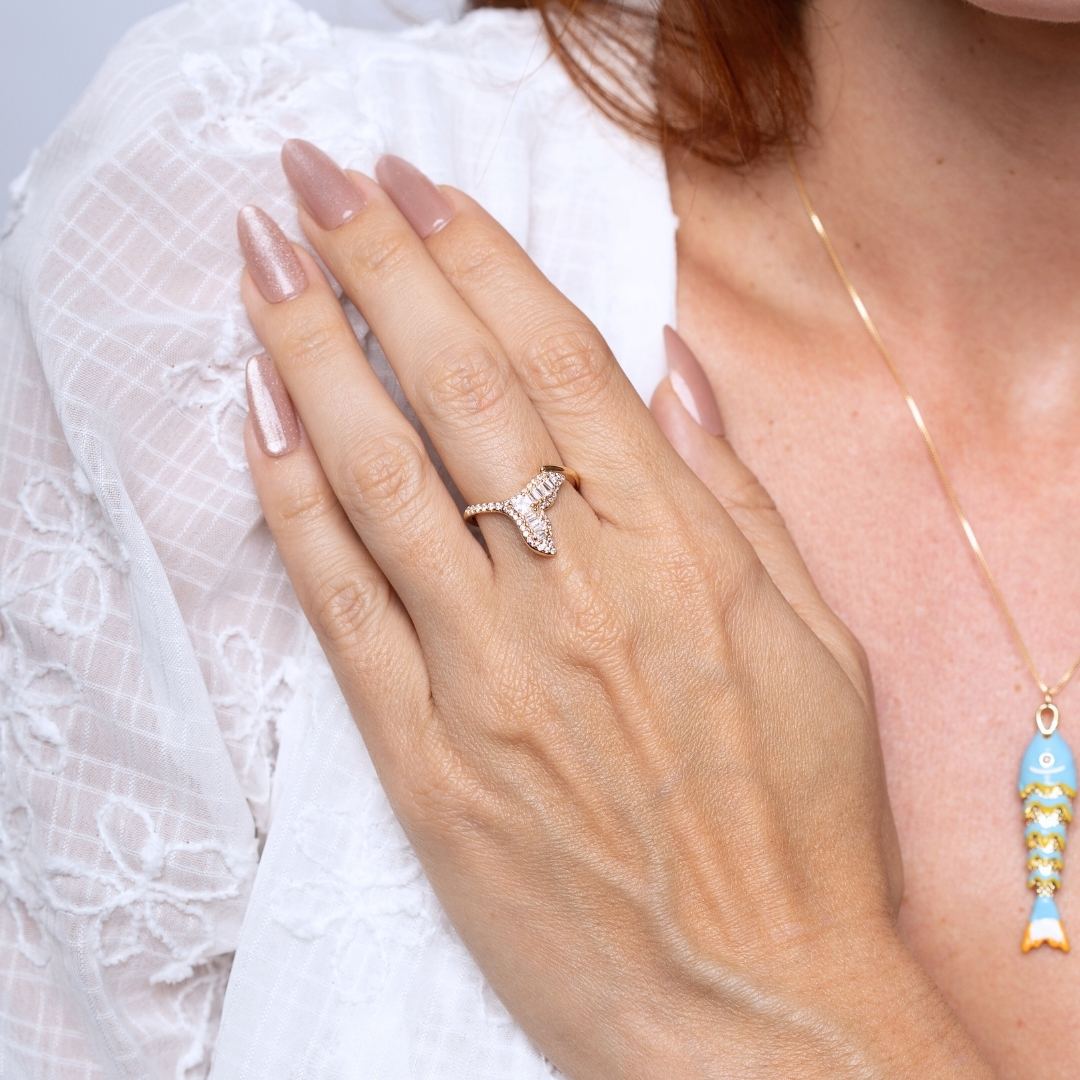 Mermaid Ring Gold - Adjustable