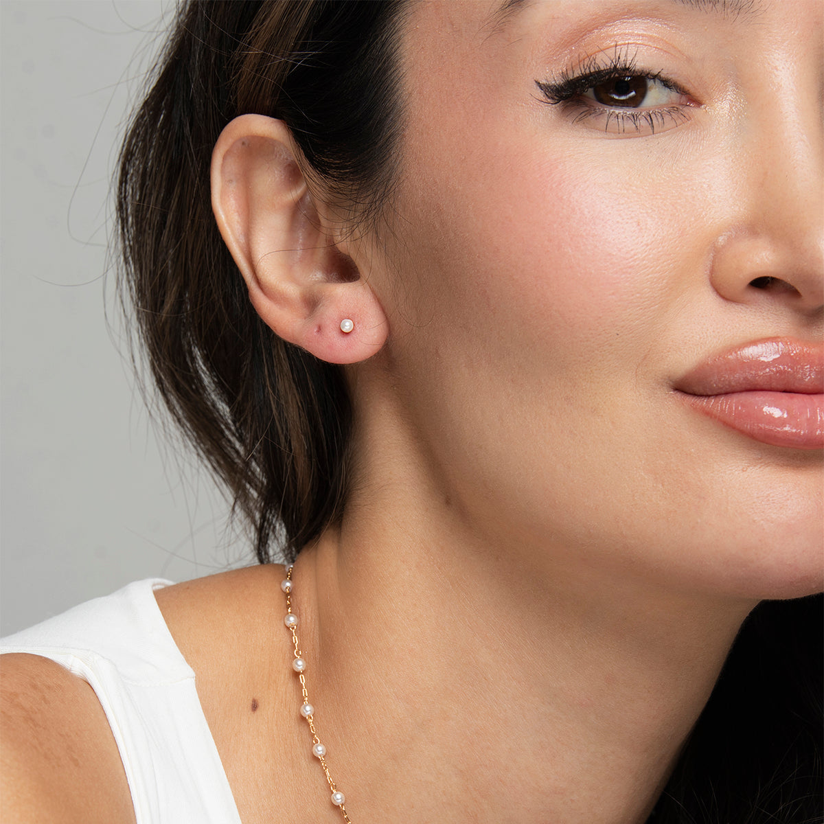 Mini Pearl Earrings