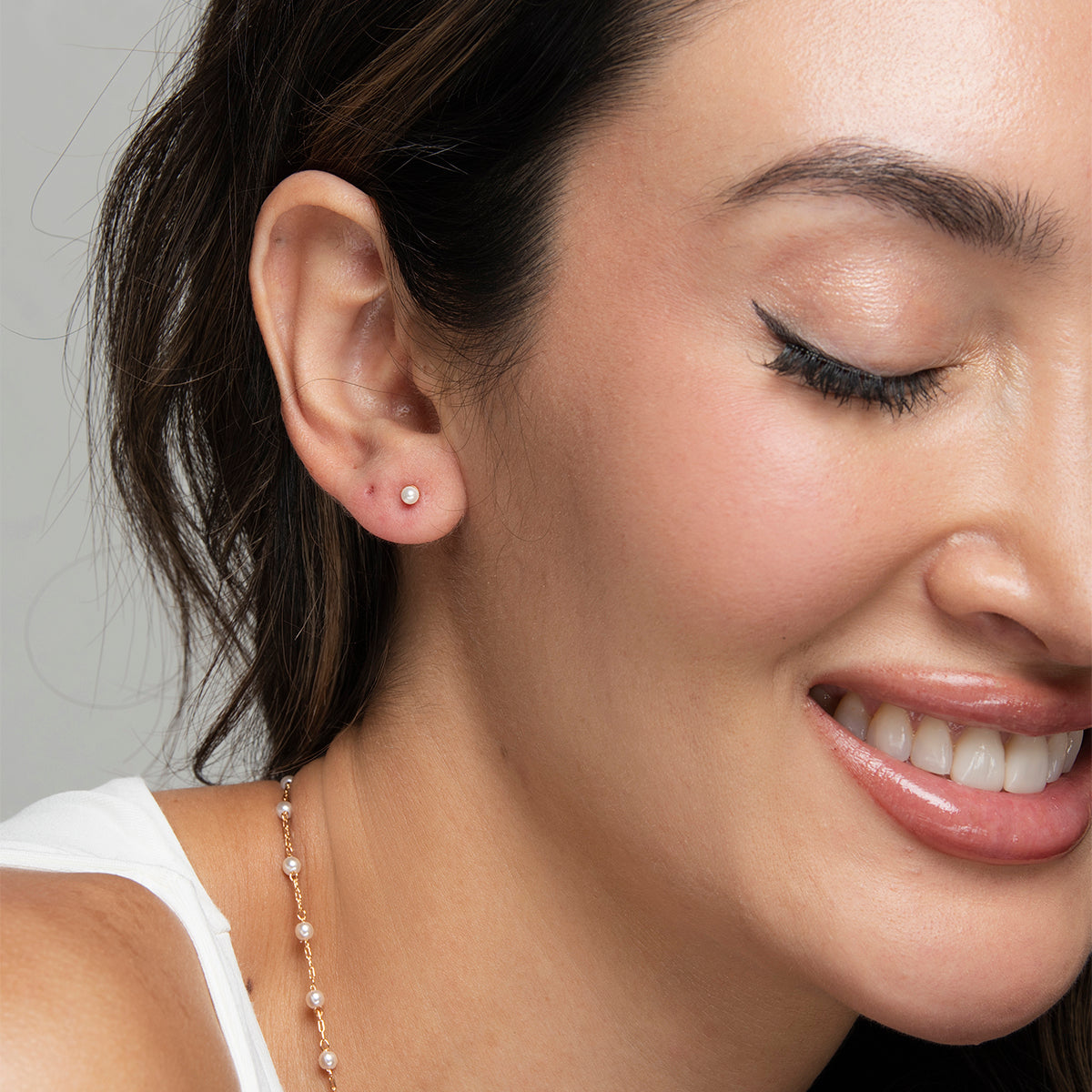 Mini Pearl Earrings