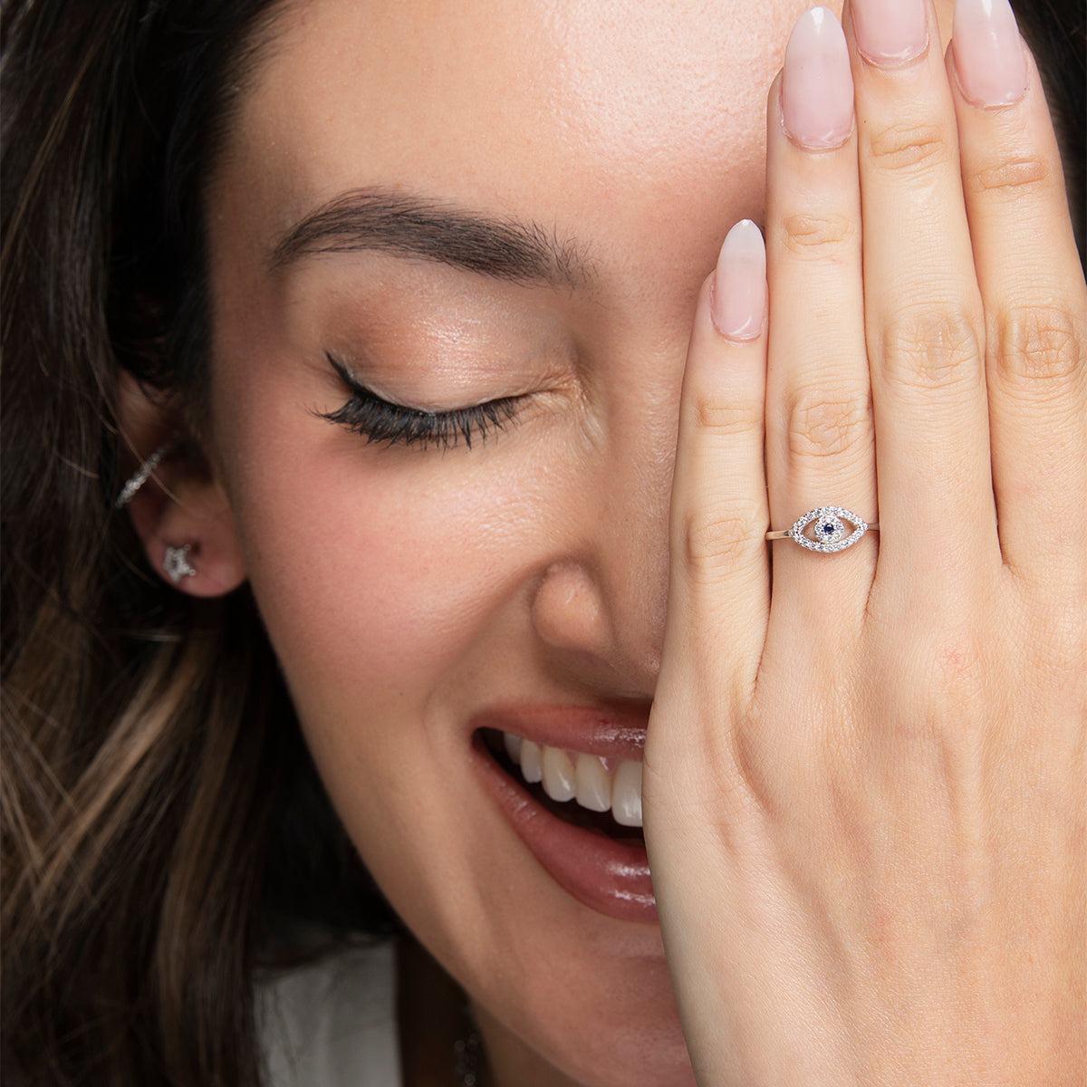 Nina Evil Eye Ring