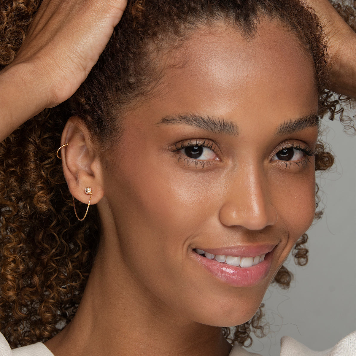 Ear Cuff Chain with Earrings