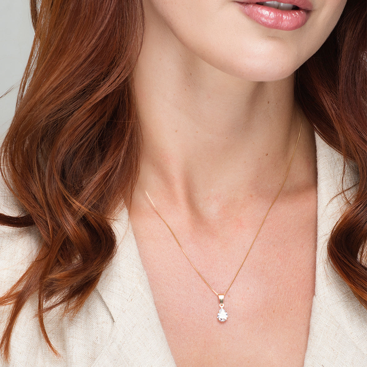 Crystal  Drop Necklace