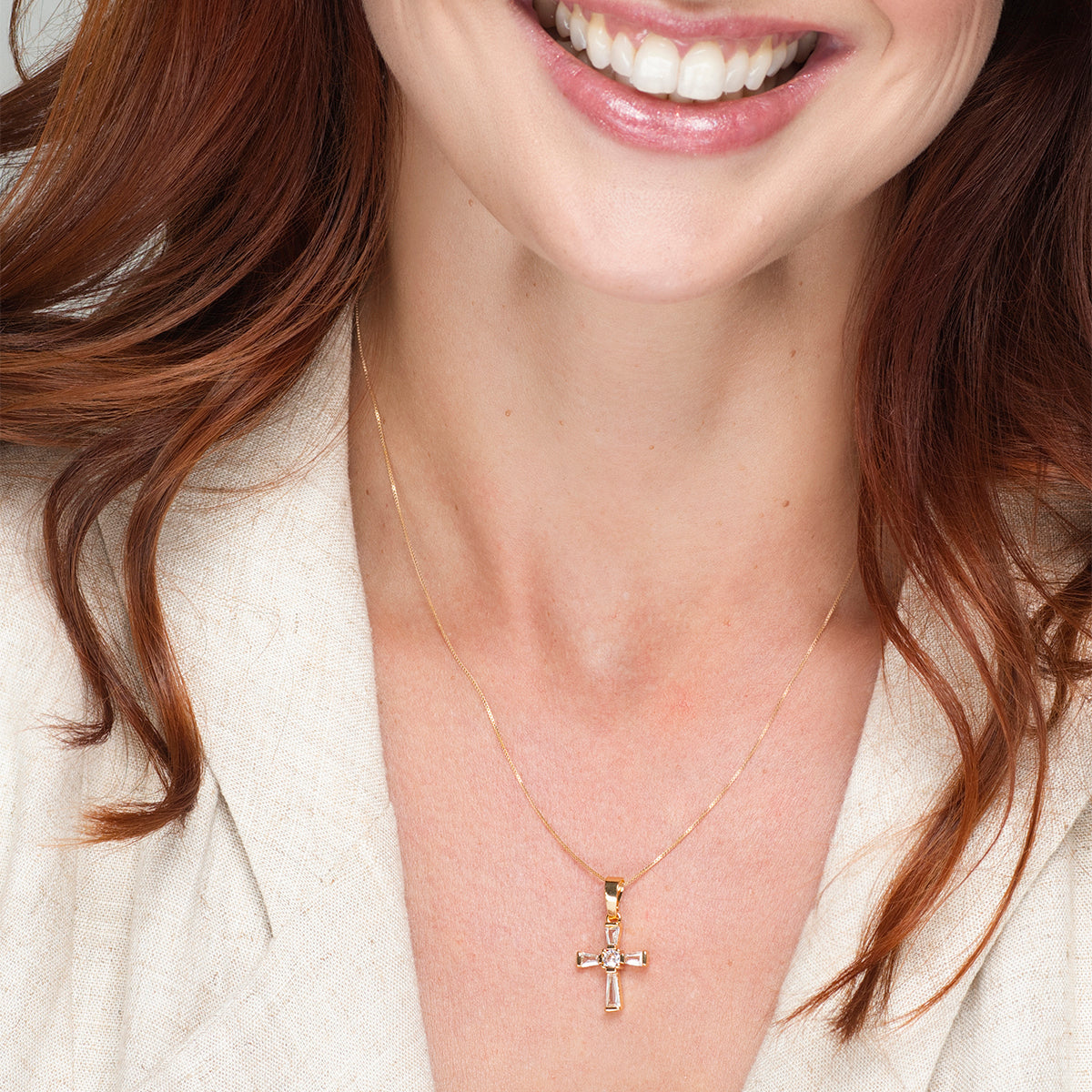 Chloé Cross Necklace