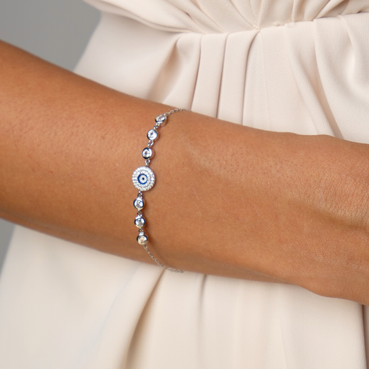 Naty Evil Eye Bracelet - Silver 925