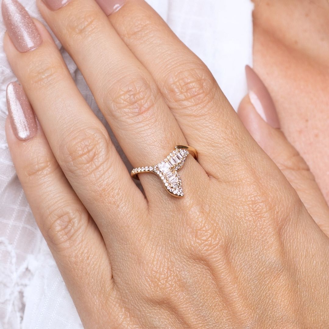 Mermaid Ring Gold - Adjustable