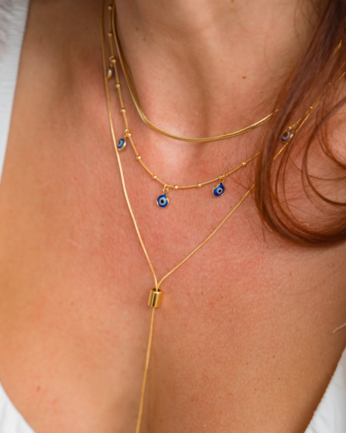 Asha Gold Filled Lariat Necklace