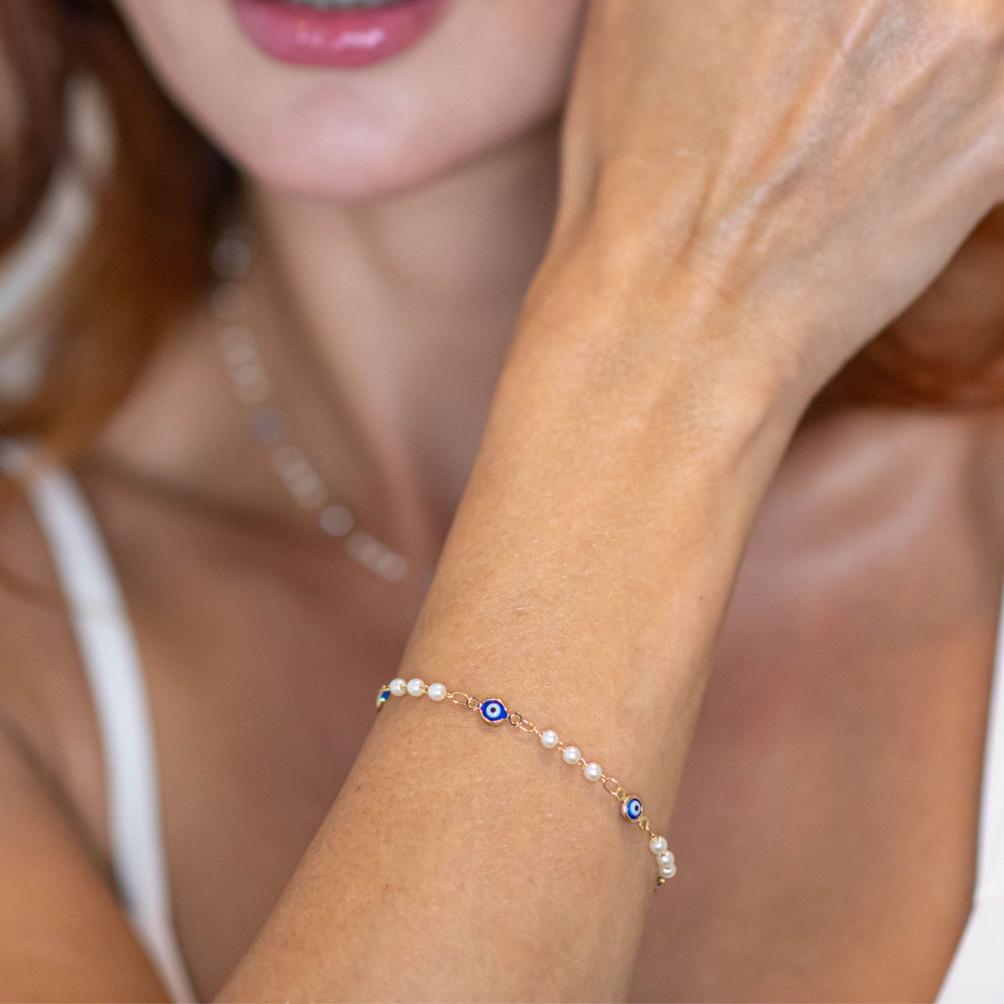 Kat Evil Eye Bracelet - Gold