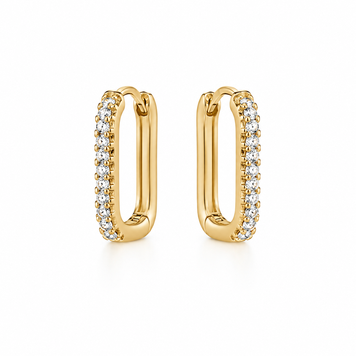 Blossom Hoops - Gold Filled 18k