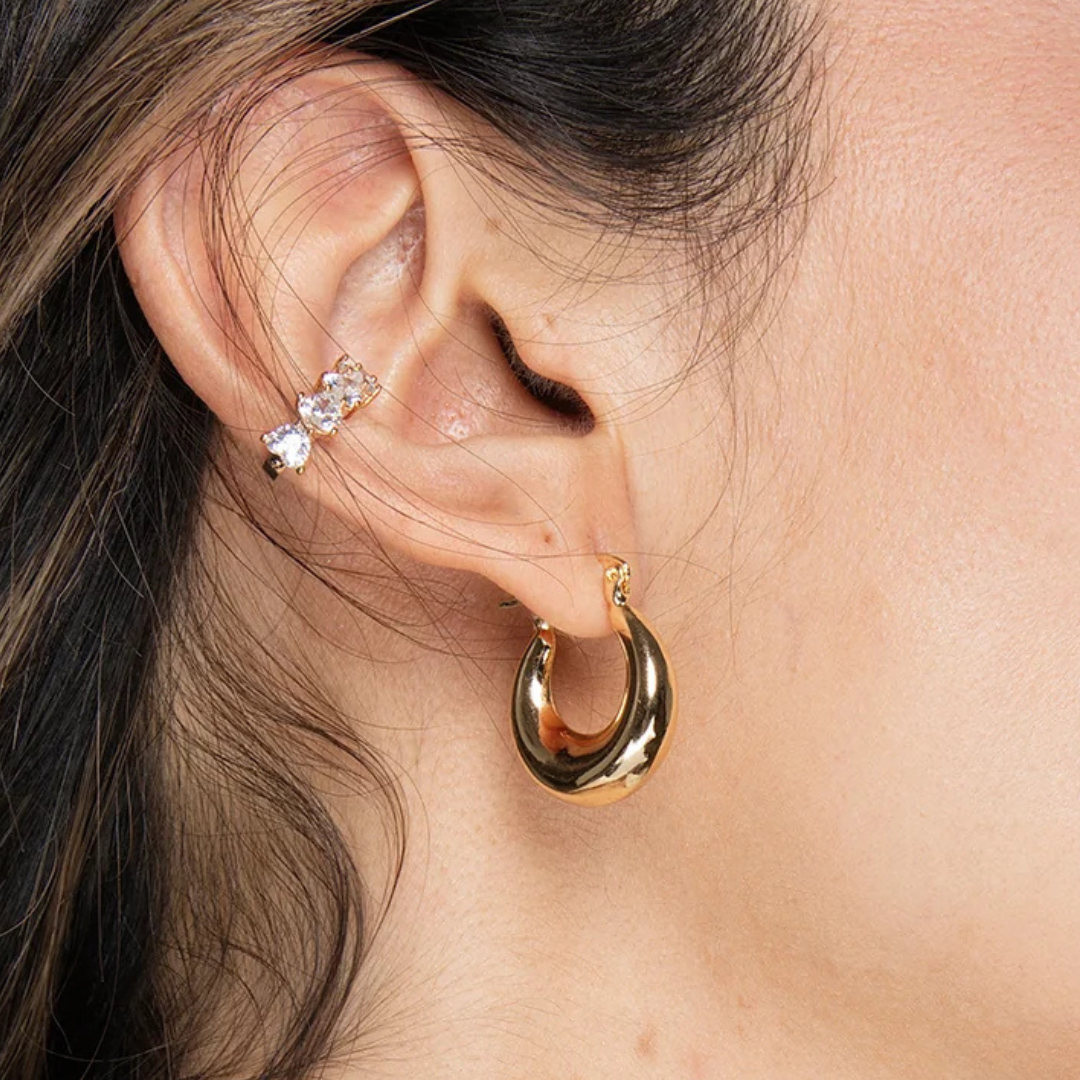 Leona Hoops - Gold