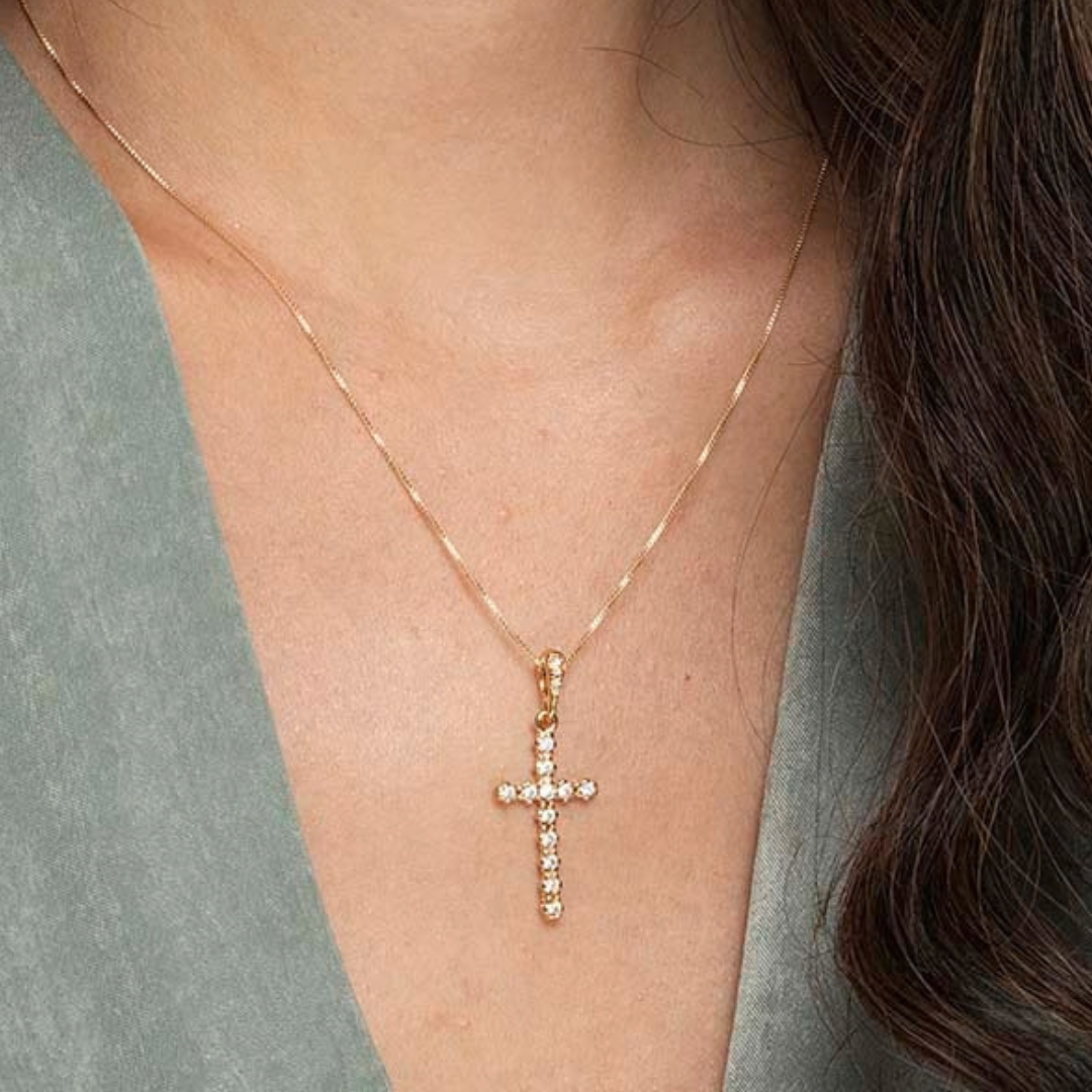 Gisele Cross Necklace