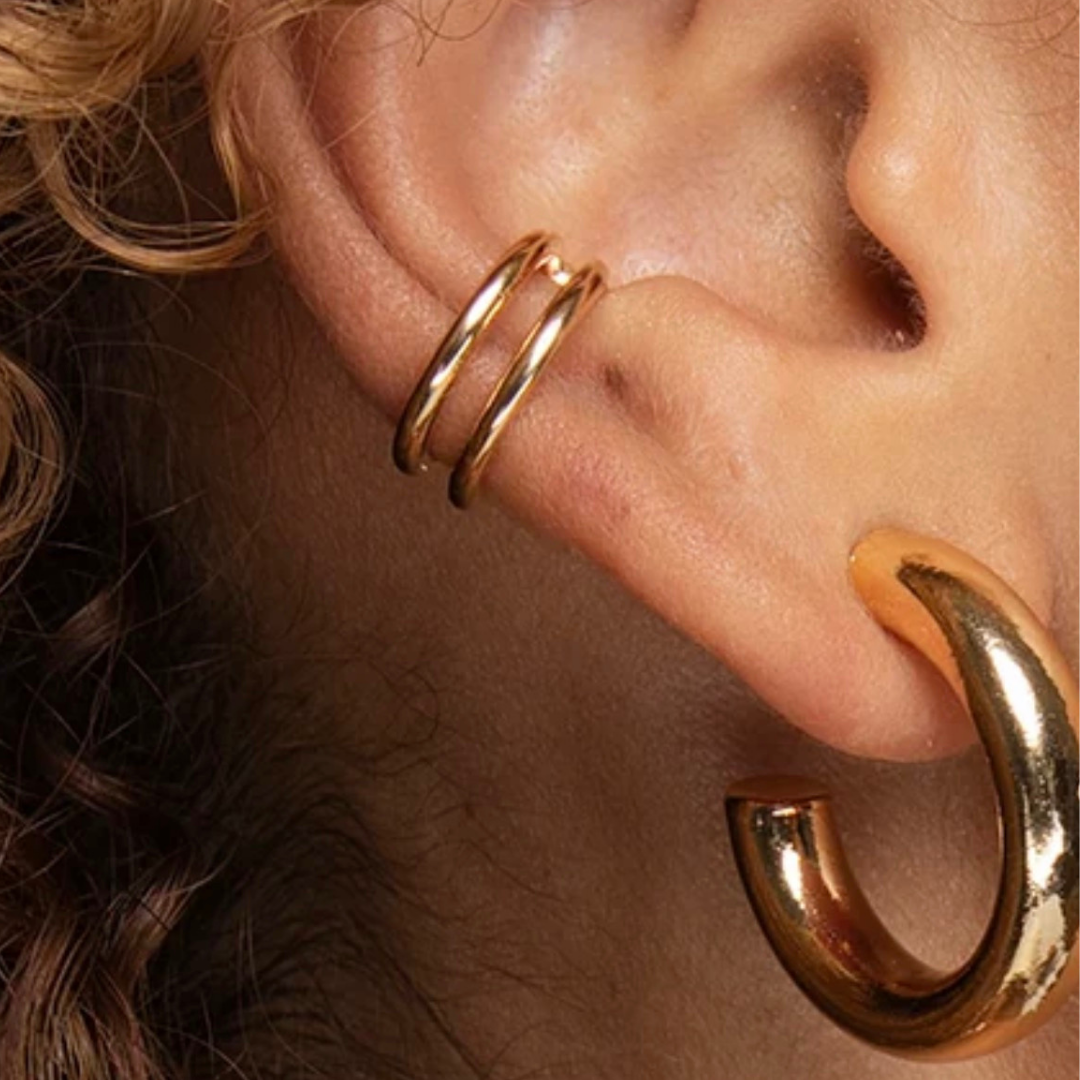 Ear Cuff Double - 18K Gold Filled
