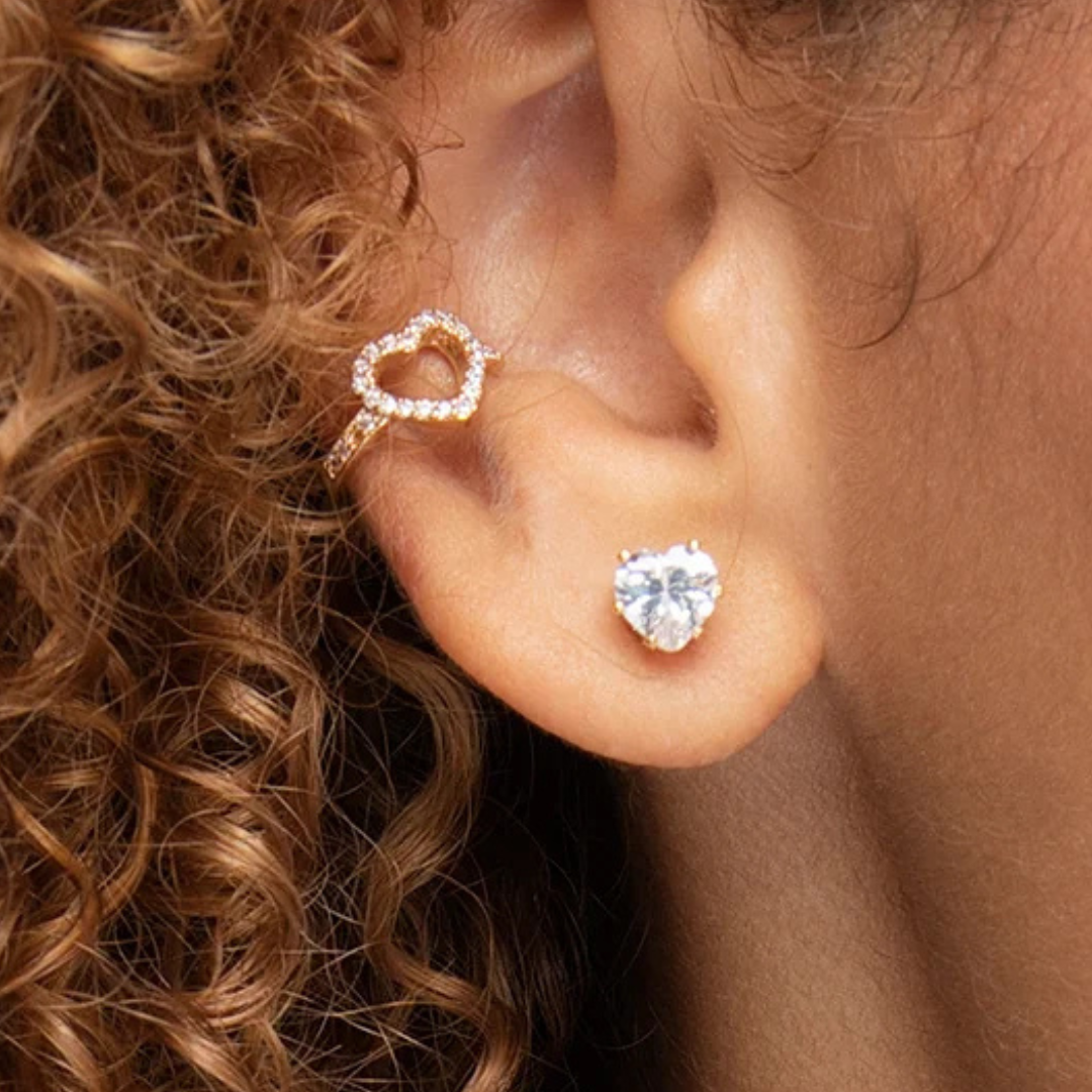 Hearts Studs