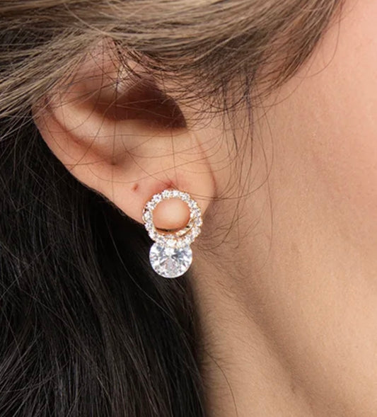 Kendra Gold Filled CZ Earrings