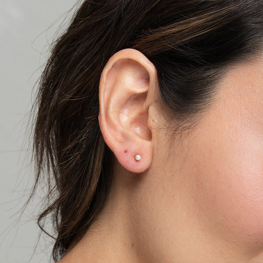 Mini Pearl Earrings