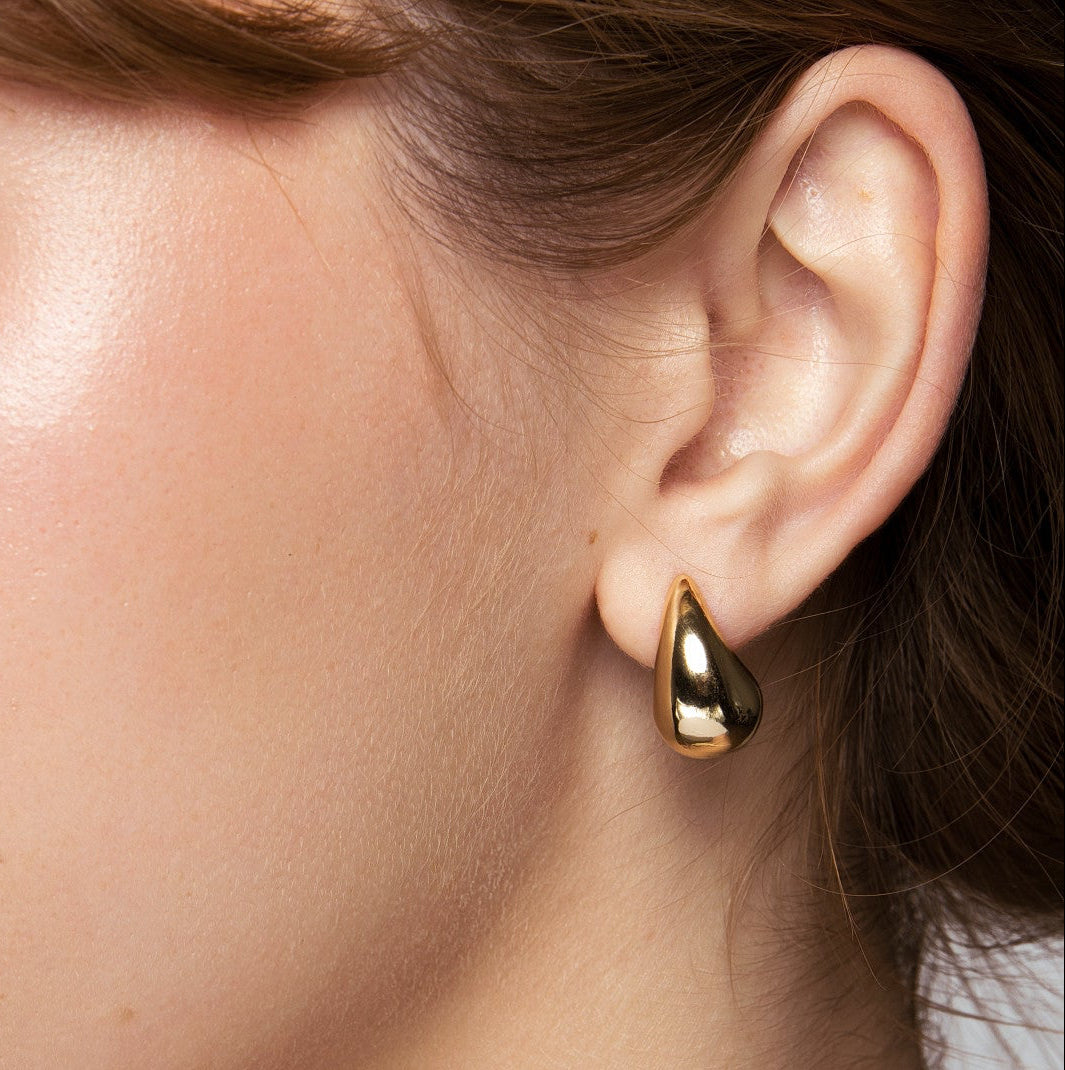 Drop Medium Earrings - Gold Filled 14k