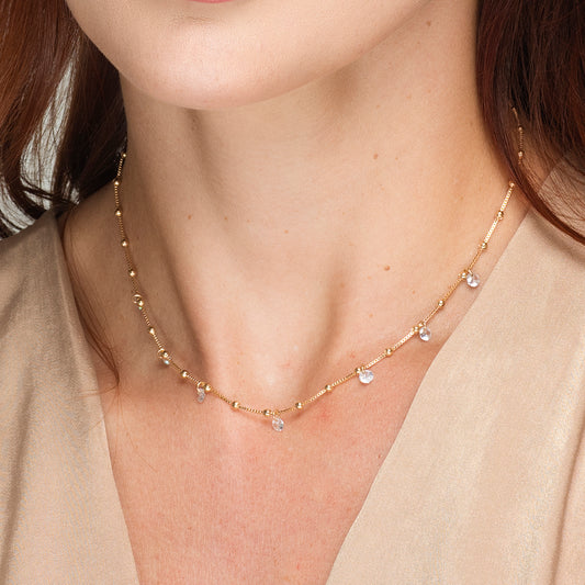 Melissa Choker with Crystals