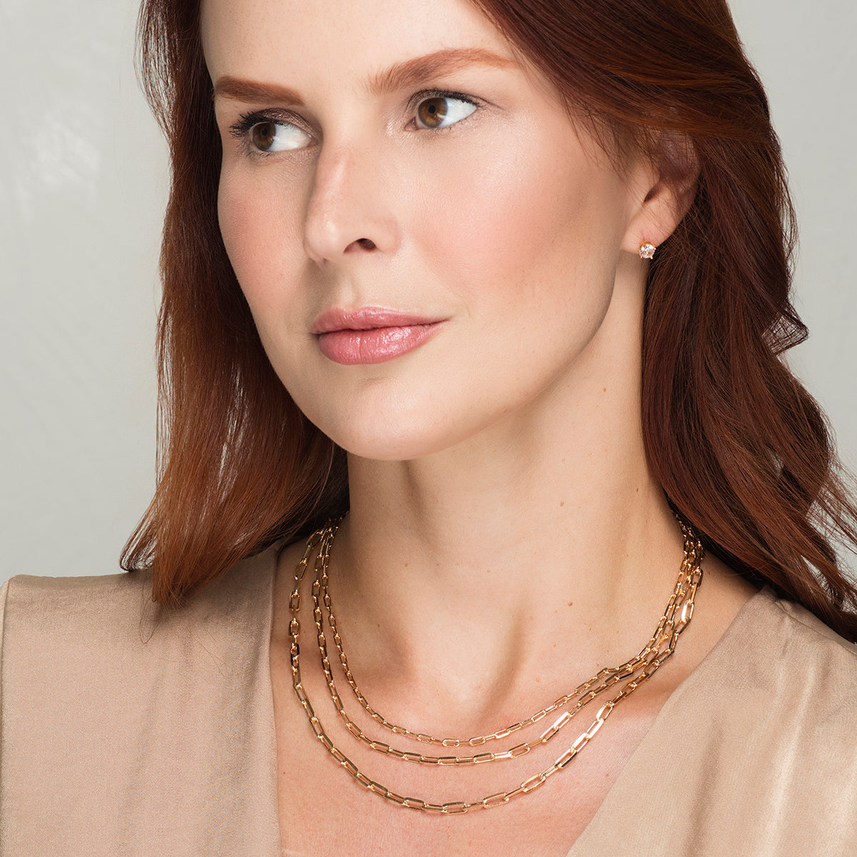 Triple Paperclip Choker