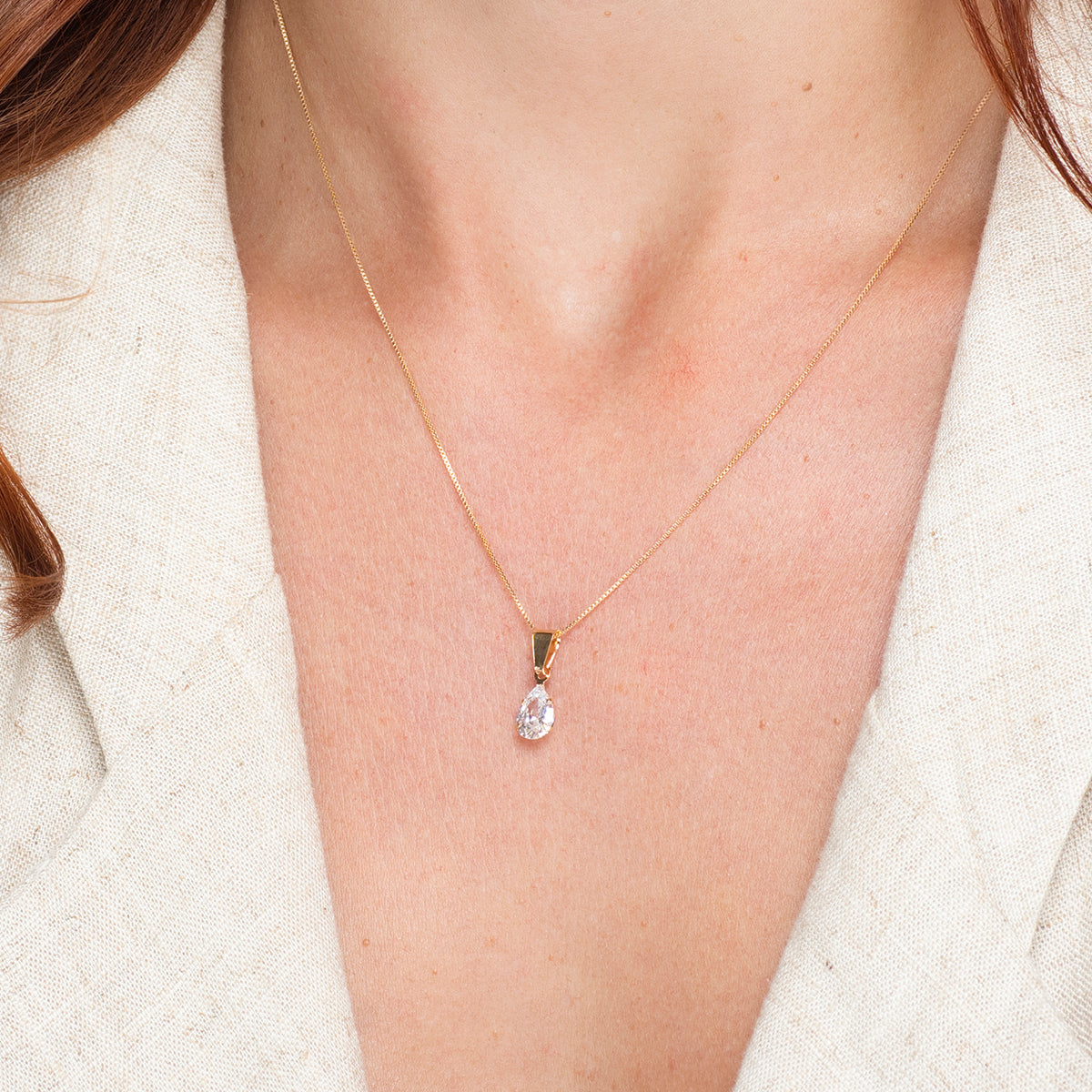 Crystal  Drop Necklace