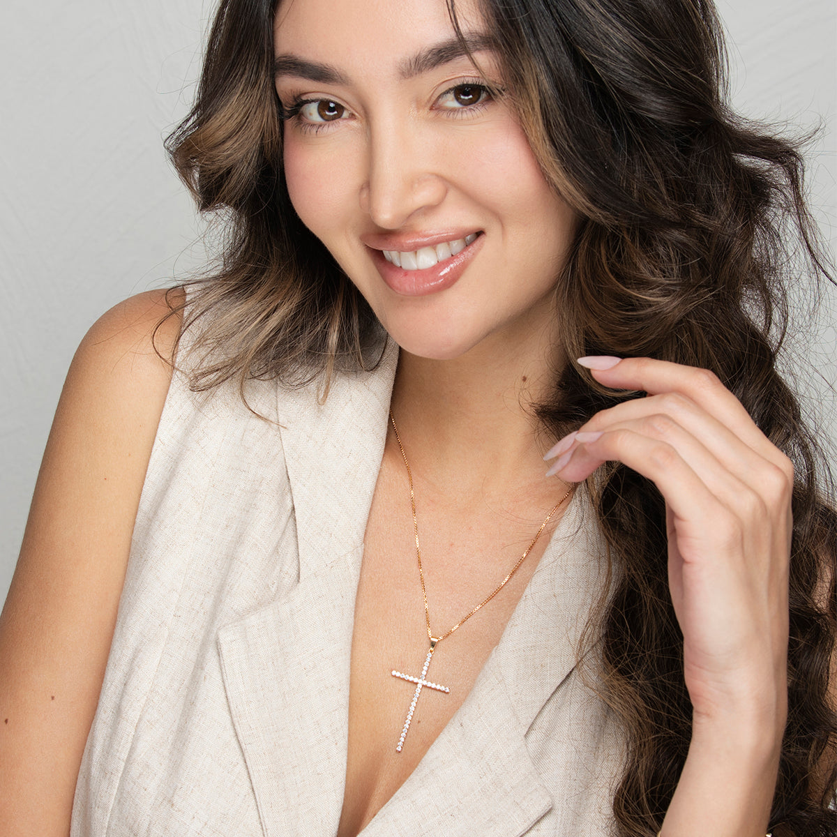 Anastasia Cross Necklace